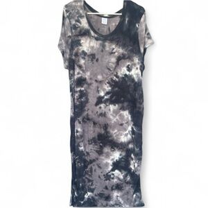 Time and Tru Black and Gray Sheath Midi Dress. Maternity or Not.